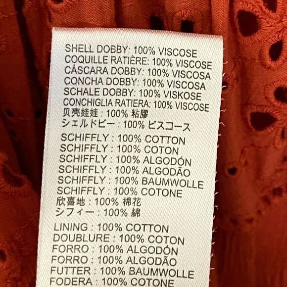 Free People Mockingbird Maxi Orange Dress Boho Backless Burnt Size XS - Picture 9 of 9